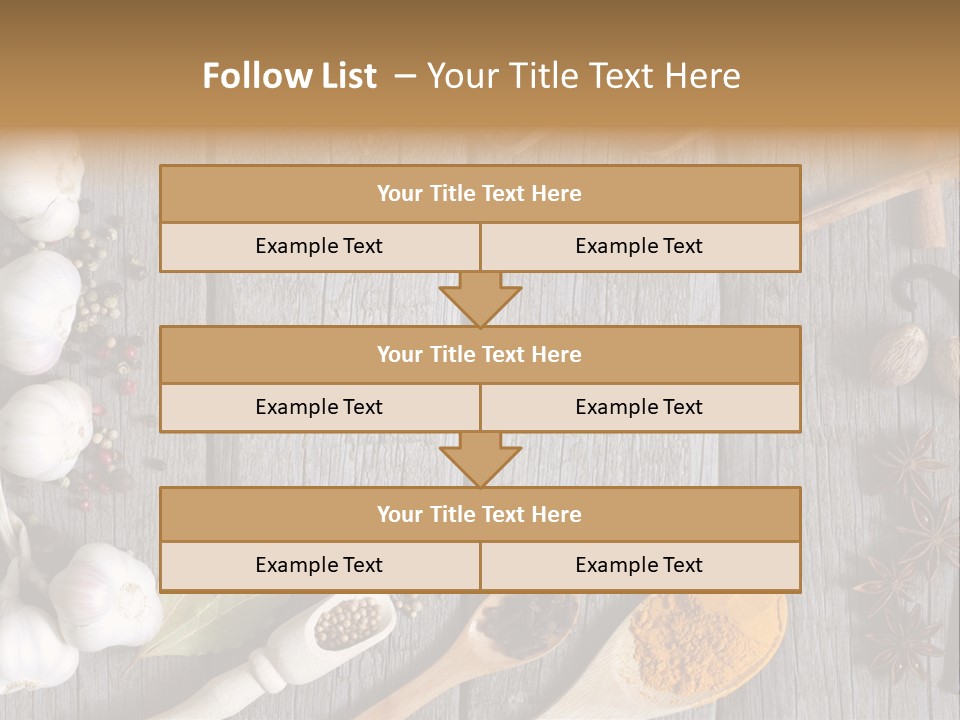 Background Organic Vegetable PowerPoint Template
