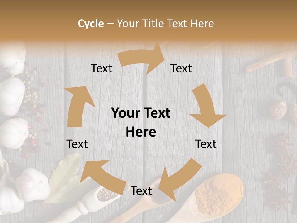 Background Organic Vegetable PowerPoint Template