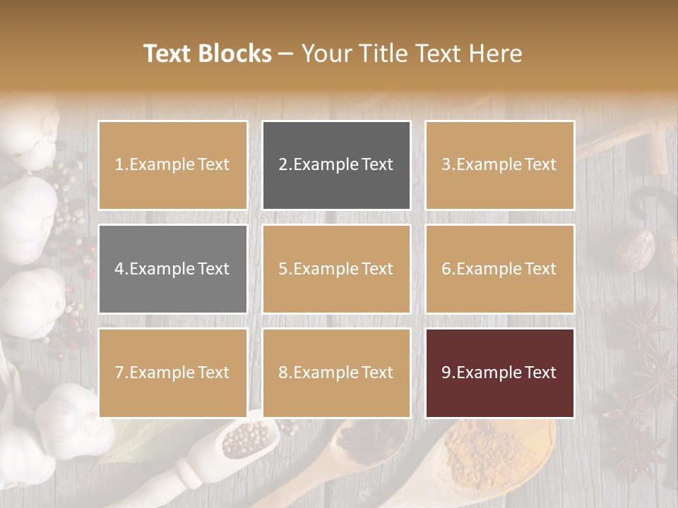 Background Organic Vegetable PowerPoint Template