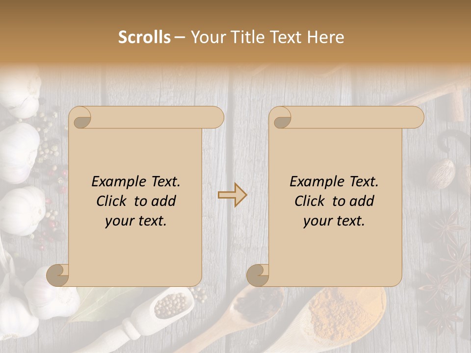Background Organic Vegetable PowerPoint Template