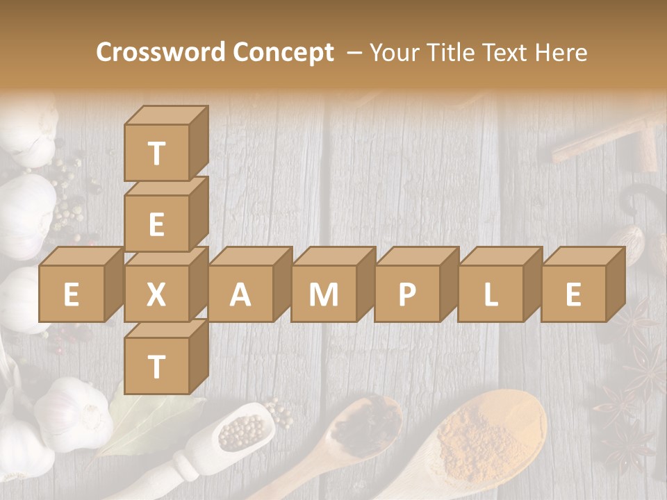 Background Organic Vegetable PowerPoint Template