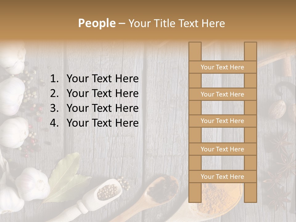 Background Organic Vegetable PowerPoint Template