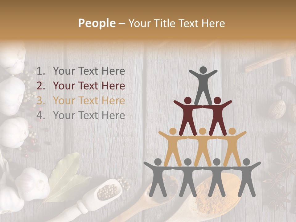 Background Organic Vegetable PowerPoint Template