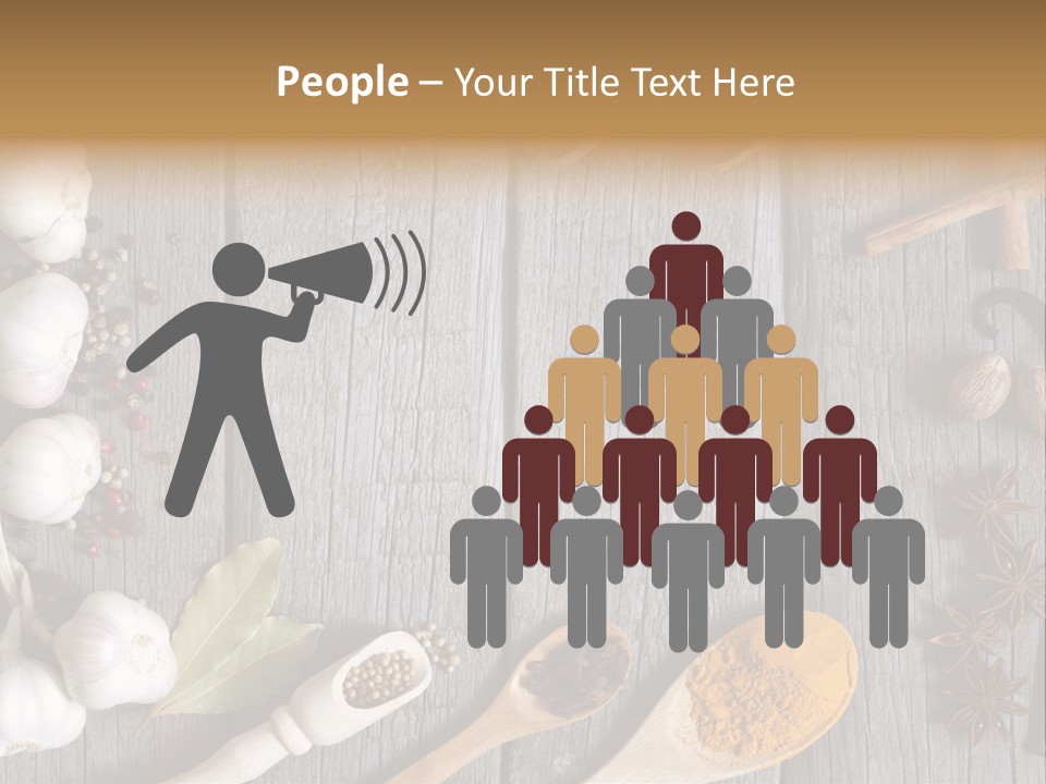 Background Organic Vegetable PowerPoint Template