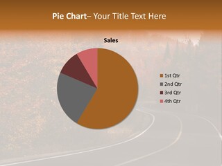 Road Mountains Nature PowerPoint Template