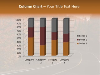 Road Mountains Nature PowerPoint Template