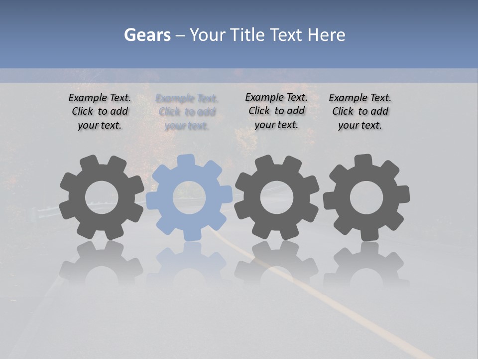 River Rural Autunm PowerPoint Template