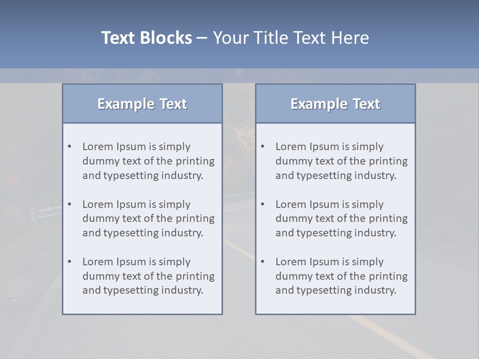 River Rural Autunm PowerPoint Template