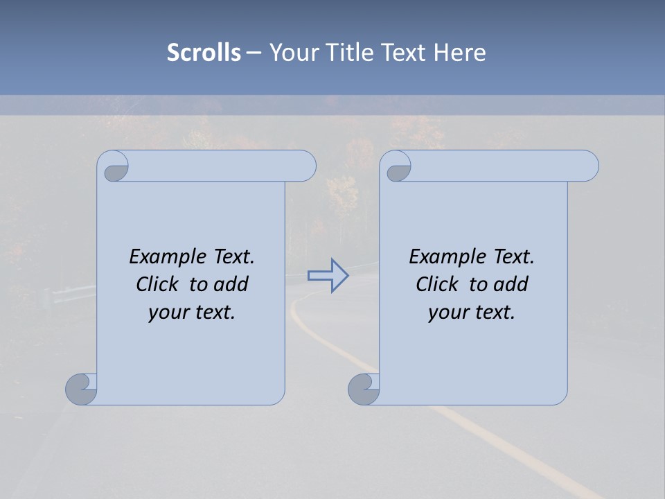 River Rural Autunm PowerPoint Template