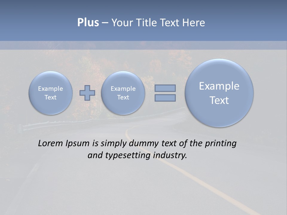 River Rural Autunm PowerPoint Template