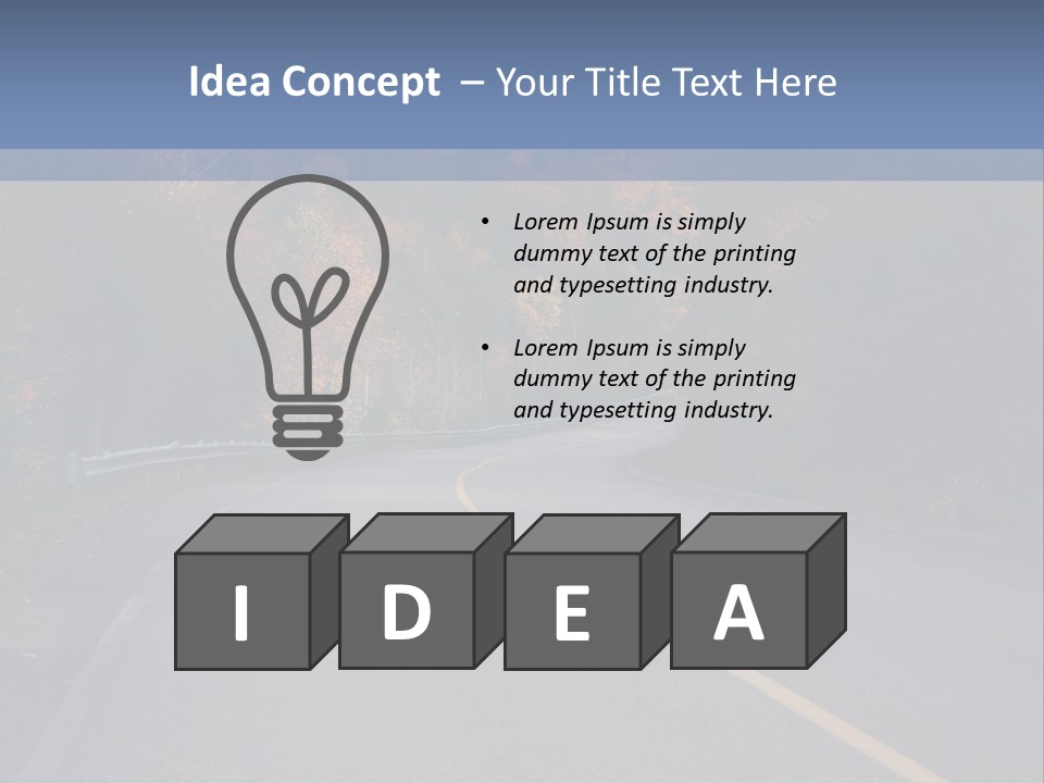 River Rural Autunm PowerPoint Template