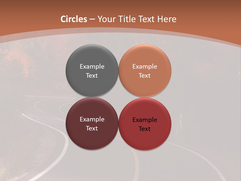 Wilderness Colorful Red PowerPoint Template