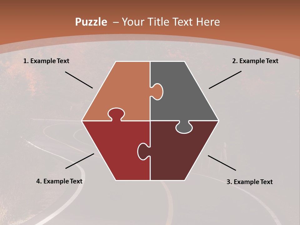 Wilderness Colorful Red PowerPoint Template