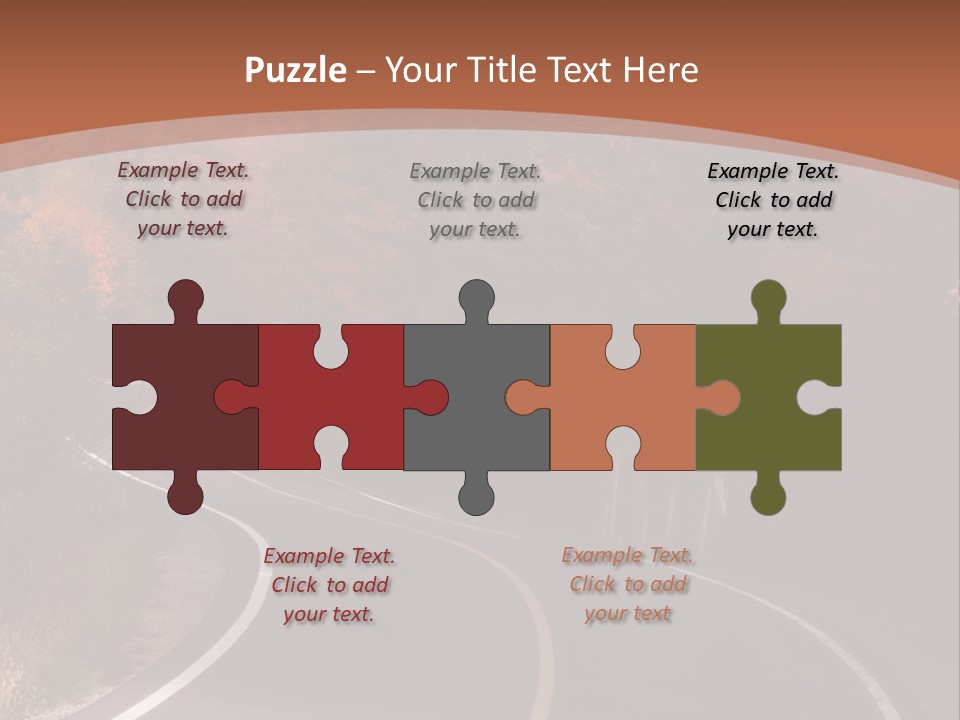 Wilderness Colorful Red PowerPoint Template