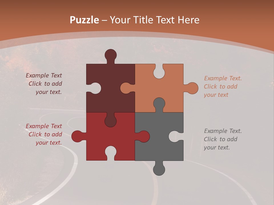 Wilderness Colorful Red PowerPoint Template