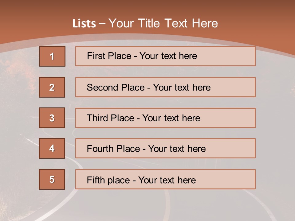 Wilderness Colorful Red PowerPoint Template