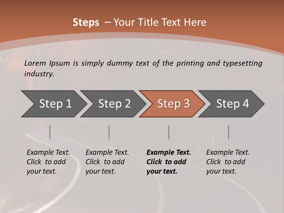 Wilderness Colorful Red PowerPoint Template