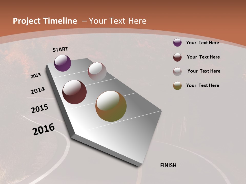 Wilderness Colorful Red PowerPoint Template