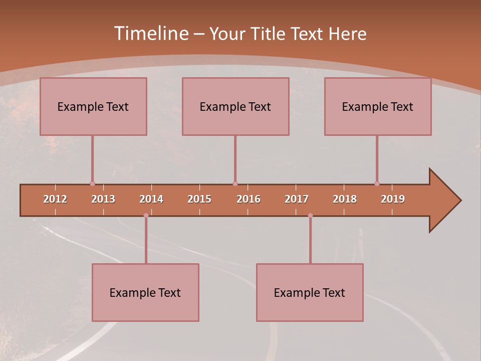 Wilderness Colorful Red PowerPoint Template
