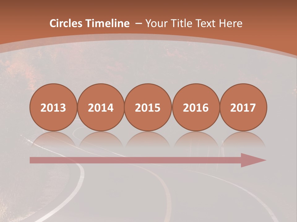 Wilderness Colorful Red PowerPoint Template