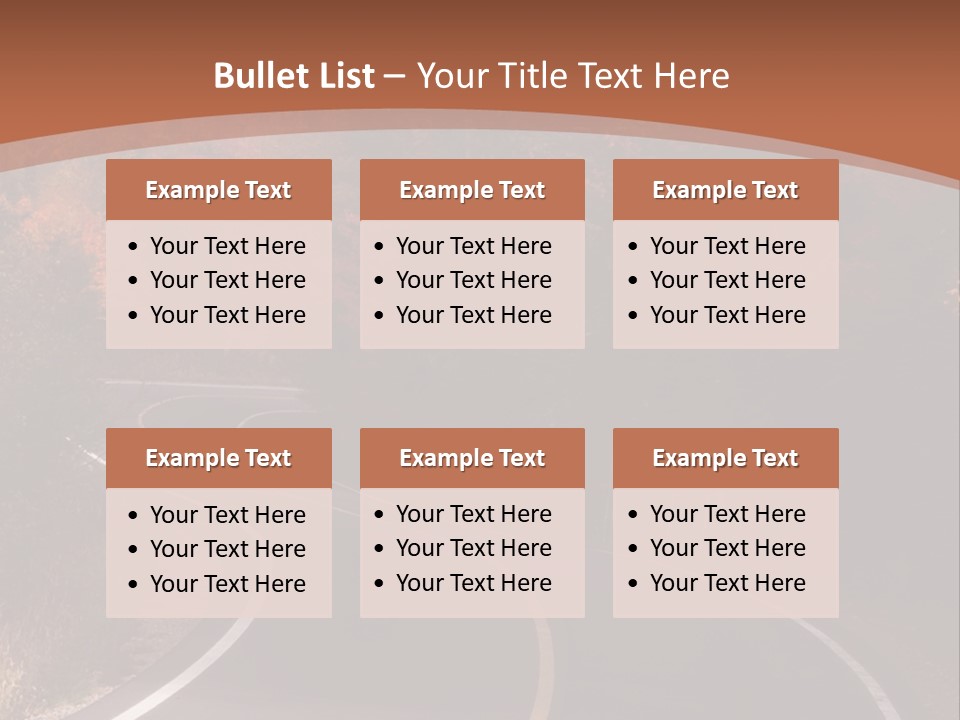 Wilderness Colorful Red PowerPoint Template