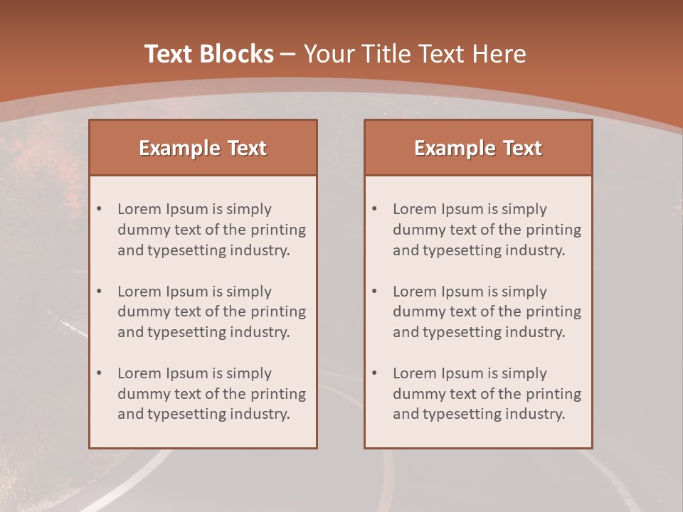 Wilderness Colorful Red PowerPoint Template