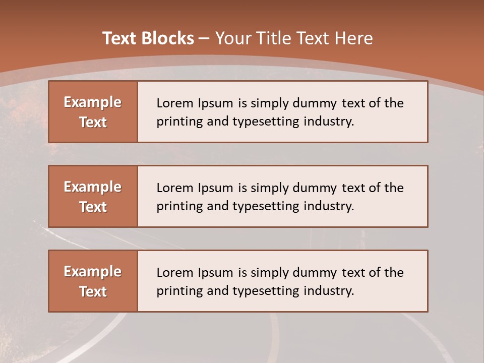 Wilderness Colorful Red PowerPoint Template