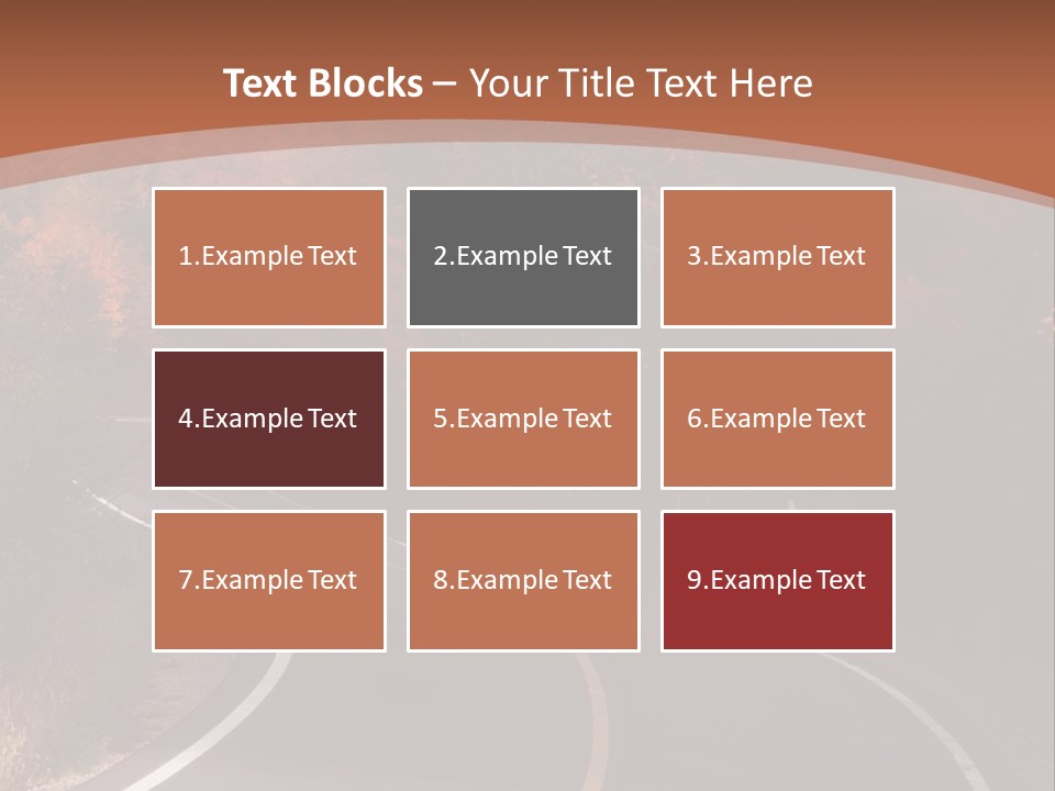 Wilderness Colorful Red PowerPoint Template