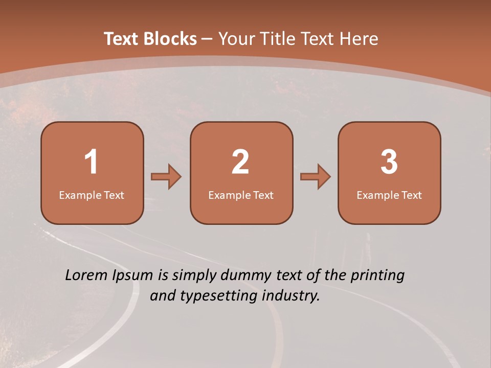 Wilderness Colorful Red PowerPoint Template