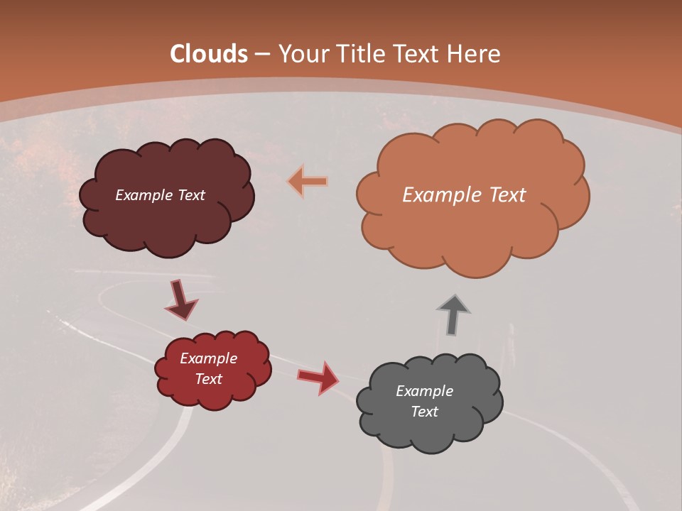 Wilderness Colorful Red PowerPoint Template