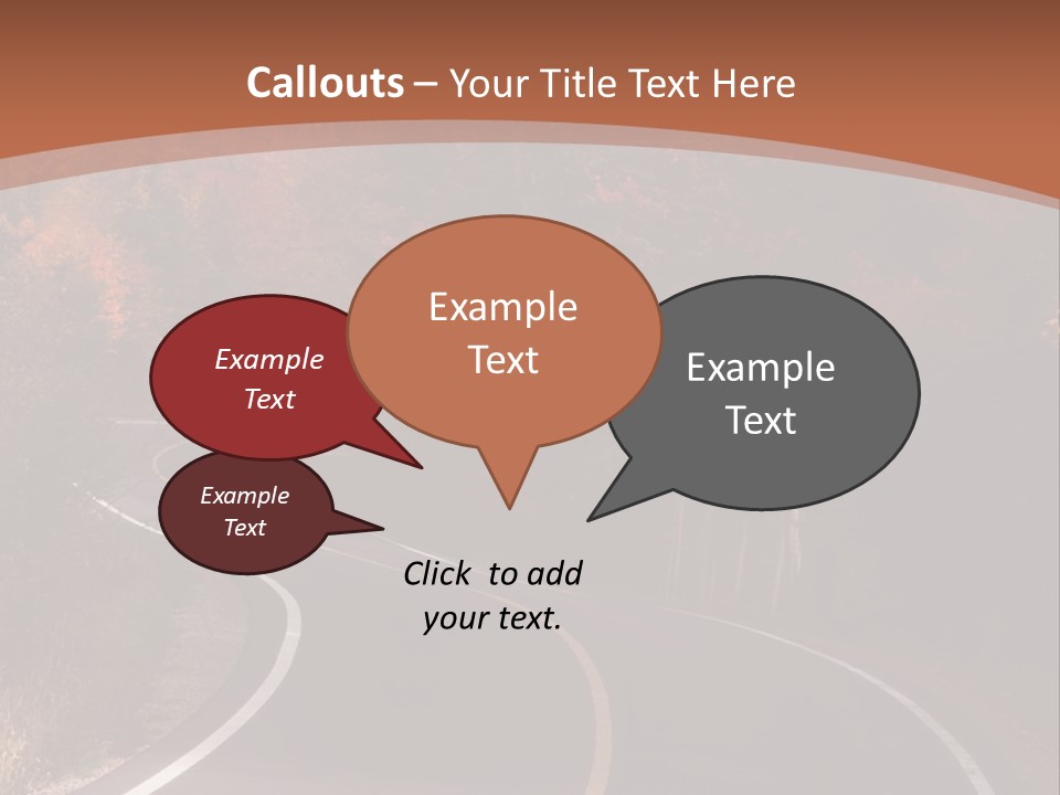 Wilderness Colorful Red PowerPoint Template