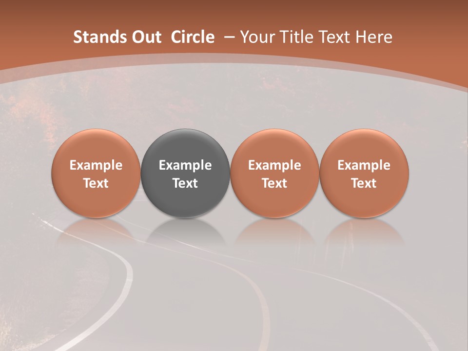 Wilderness Colorful Red PowerPoint Template