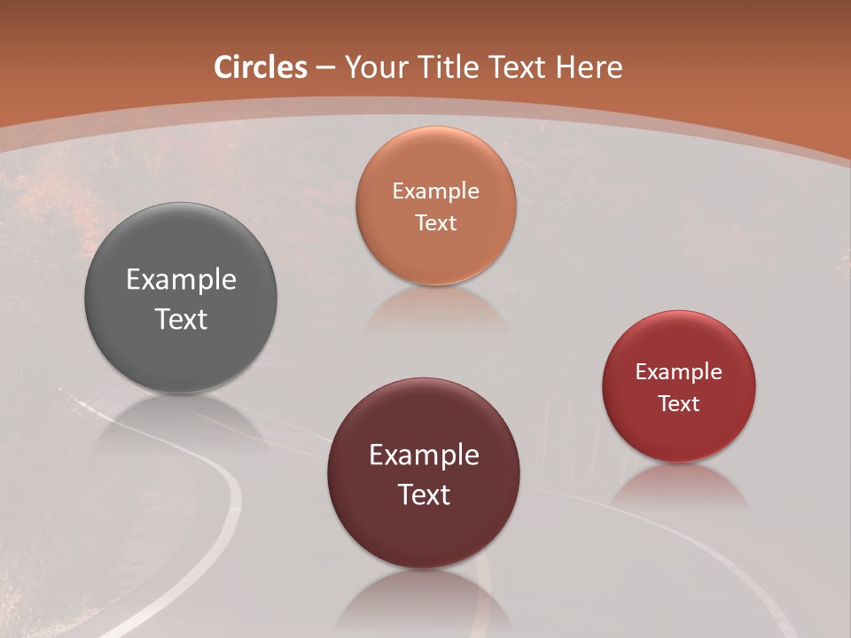 Wilderness Colorful Red PowerPoint Template