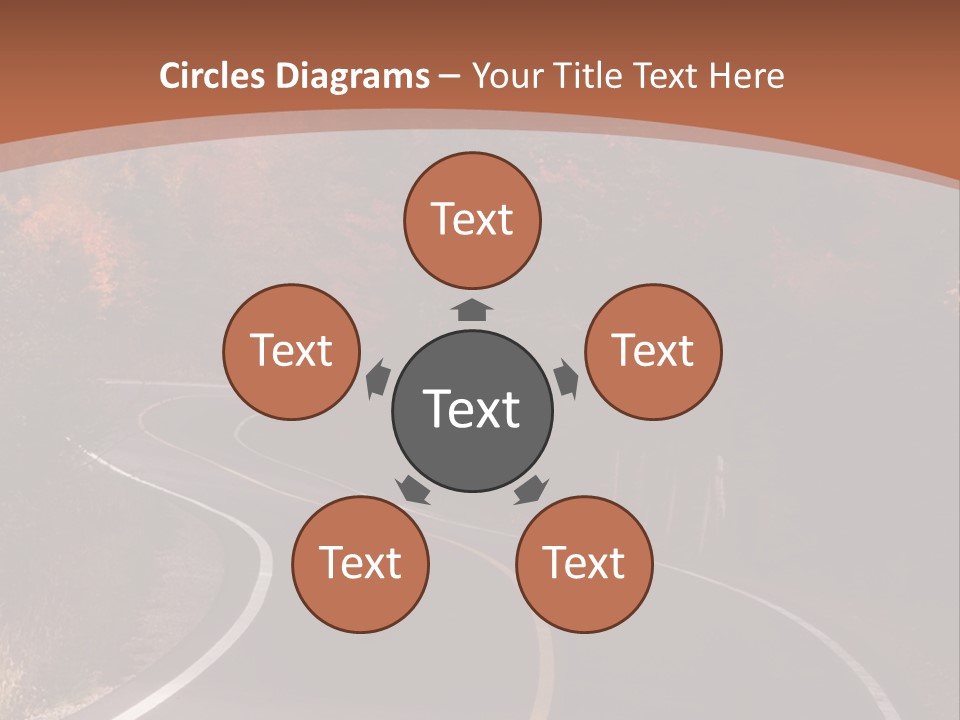 Wilderness Colorful Red PowerPoint Template