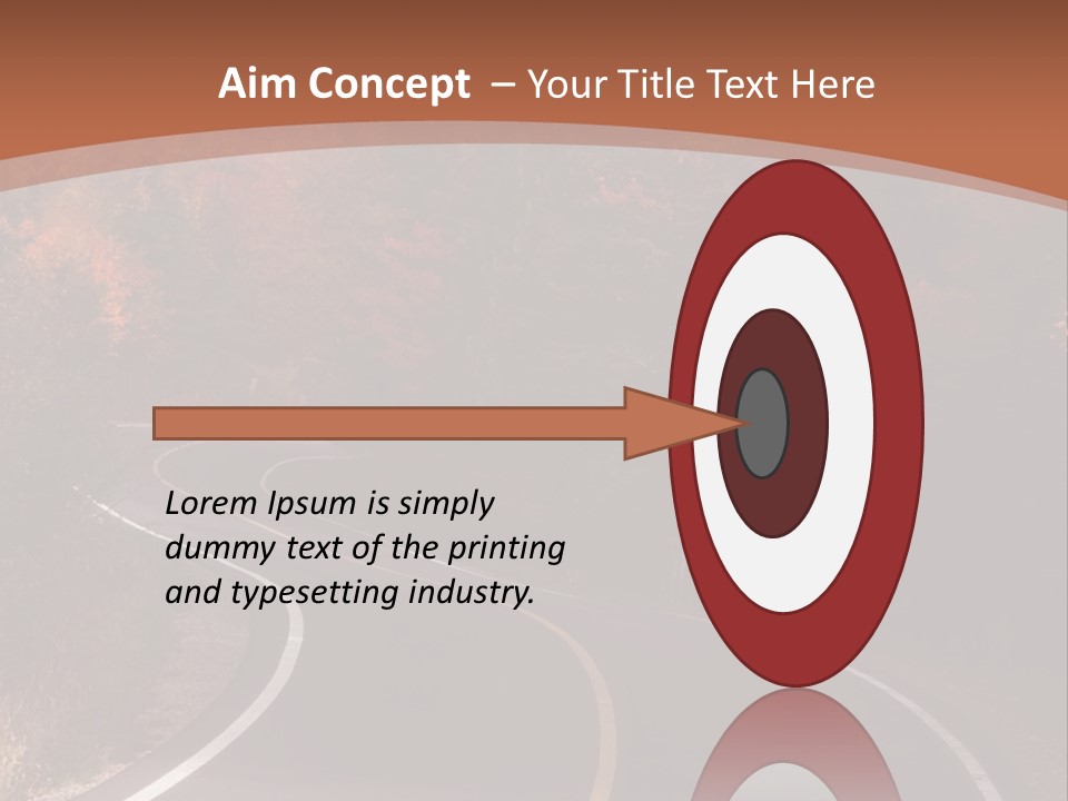 Wilderness Colorful Red PowerPoint Template