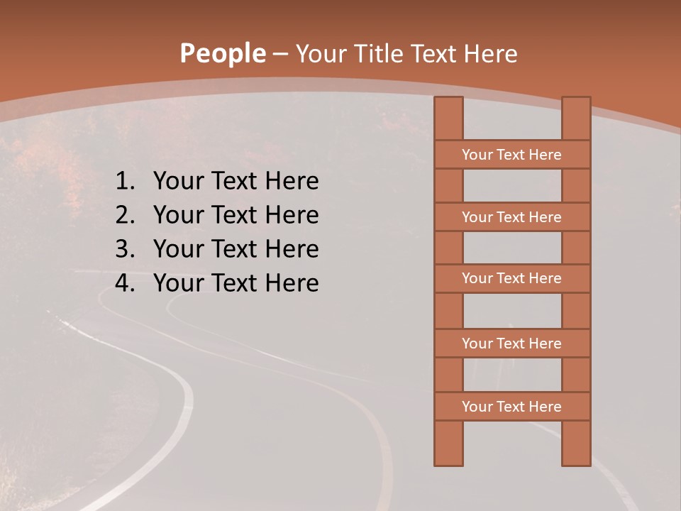 Wilderness Colorful Red PowerPoint Template