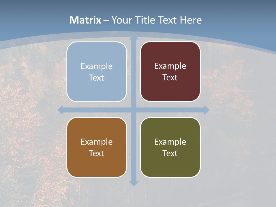 Autunm Red Season PowerPoint Template