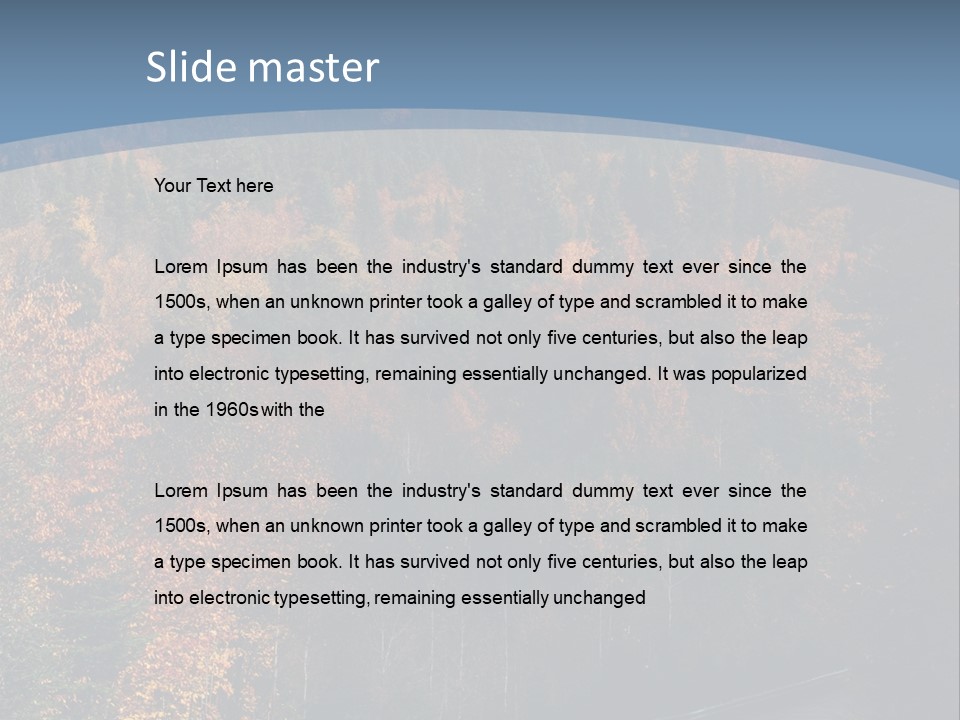 Autunm Red Season PowerPoint Template