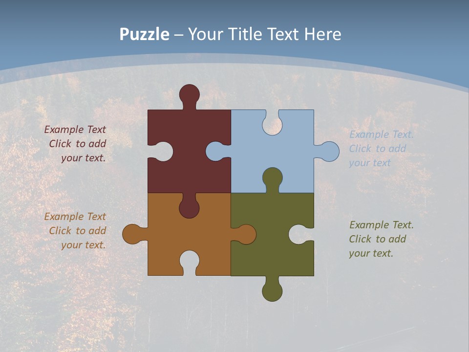 Autunm Red Season PowerPoint Template