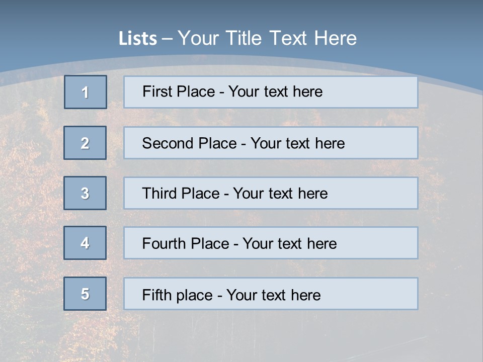 Autunm Red Season PowerPoint Template