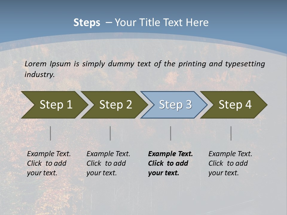 Autunm Red Season PowerPoint Template