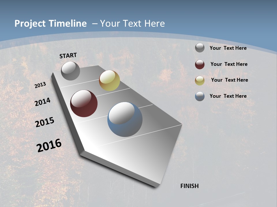 Autunm Red Season PowerPoint Template