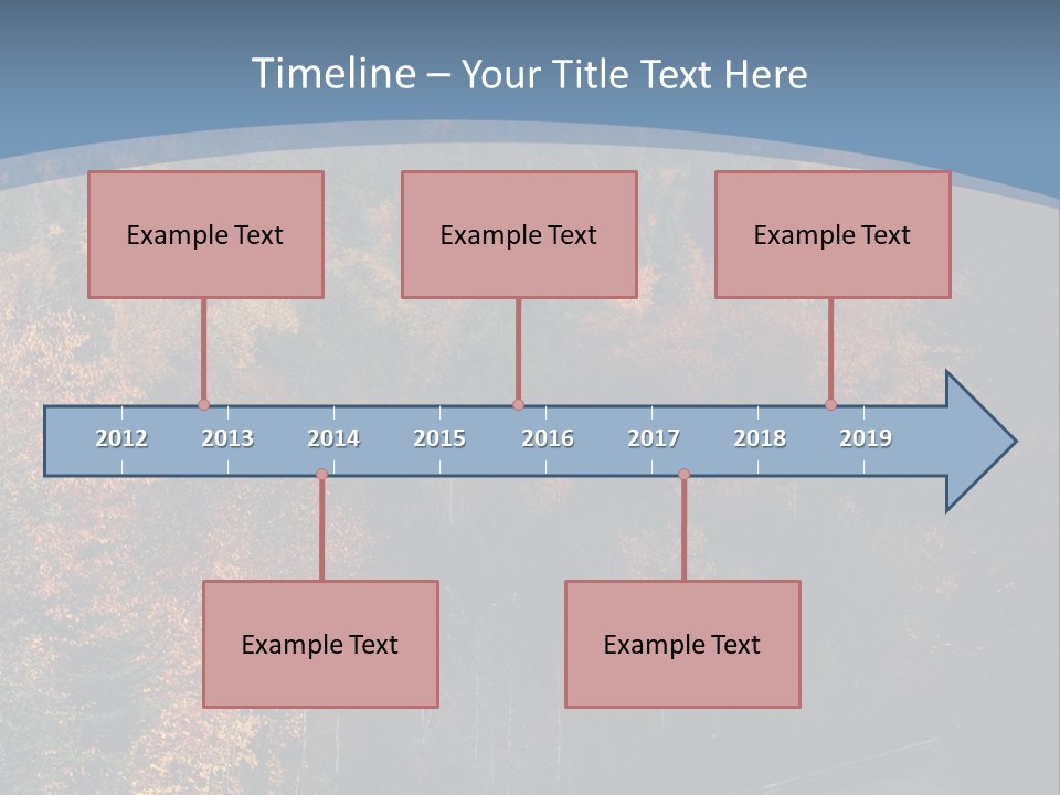 Autunm Red Season PowerPoint Template