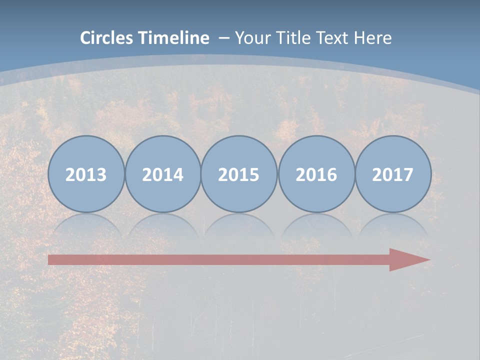 Autunm Red Season PowerPoint Template