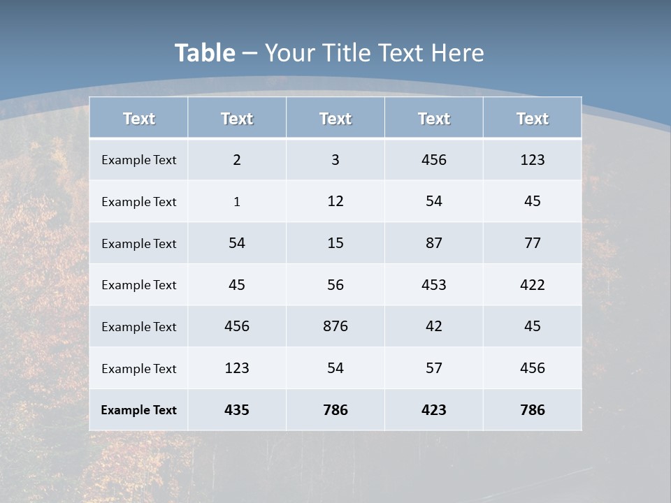 Autunm Red Season PowerPoint Template