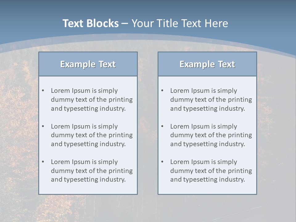 Autunm Red Season PowerPoint Template