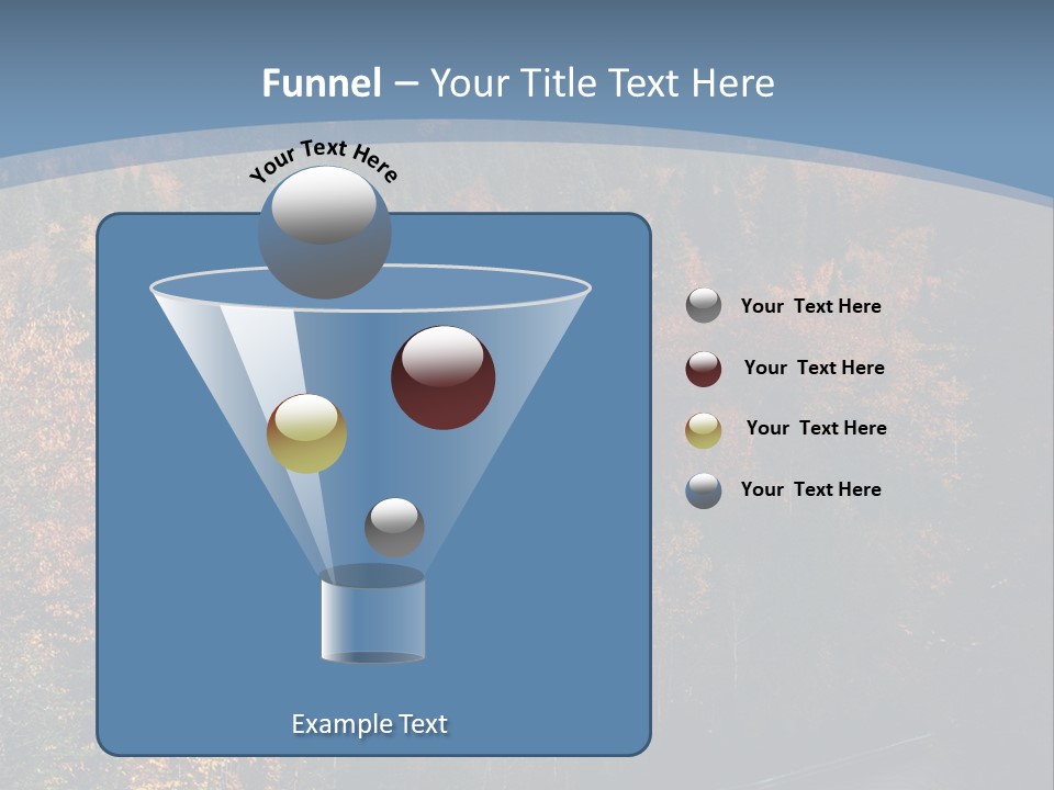 Autunm Red Season PowerPoint Template