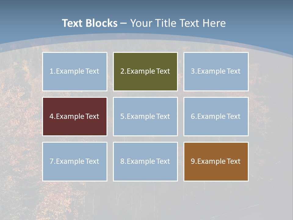 Autunm Red Season PowerPoint Template