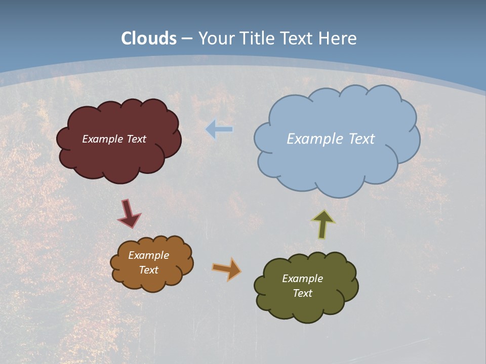 Autunm Red Season PowerPoint Template