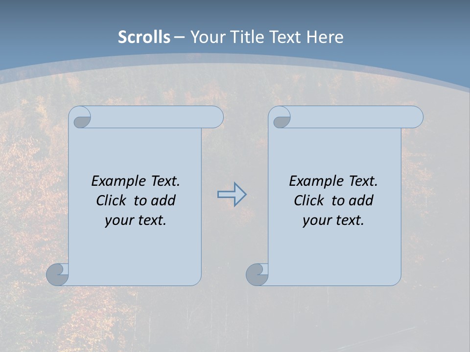 Autunm Red Season PowerPoint Template